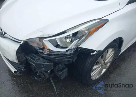 2016 Hyundai Elantra Se from USA, damaged, VIN 5NPDH4AE0GH752984